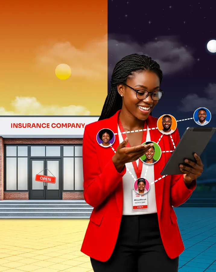 How a leading insurance company went from office-hours selling to 84% more policies per agent